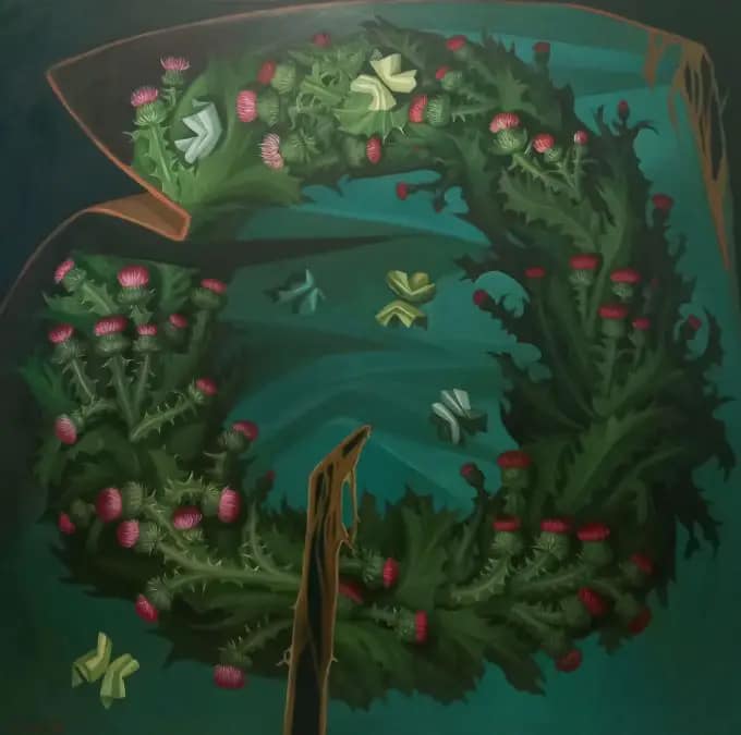 Pintura de D.Anghel. Foto DR