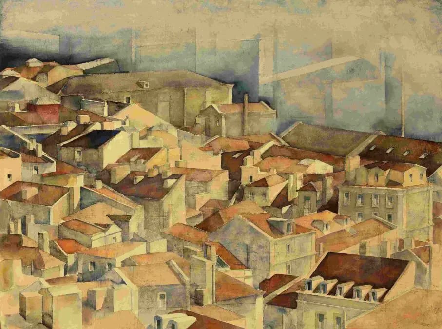 Pntura de Paulo Ossião. Foto DR